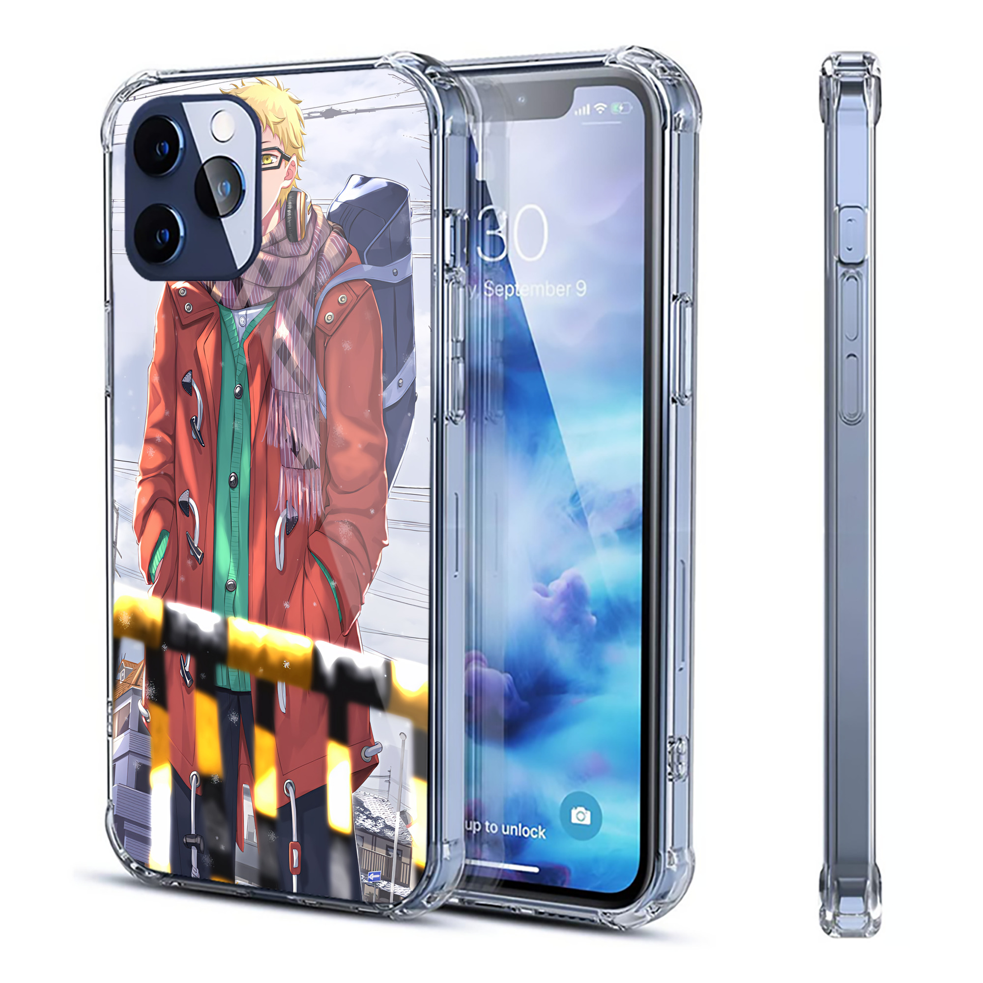（画像用） ハイキュー!! Haikyu!! 【iPhone 12シリーズ対応】透明スマホケース（クリアソフトケース）